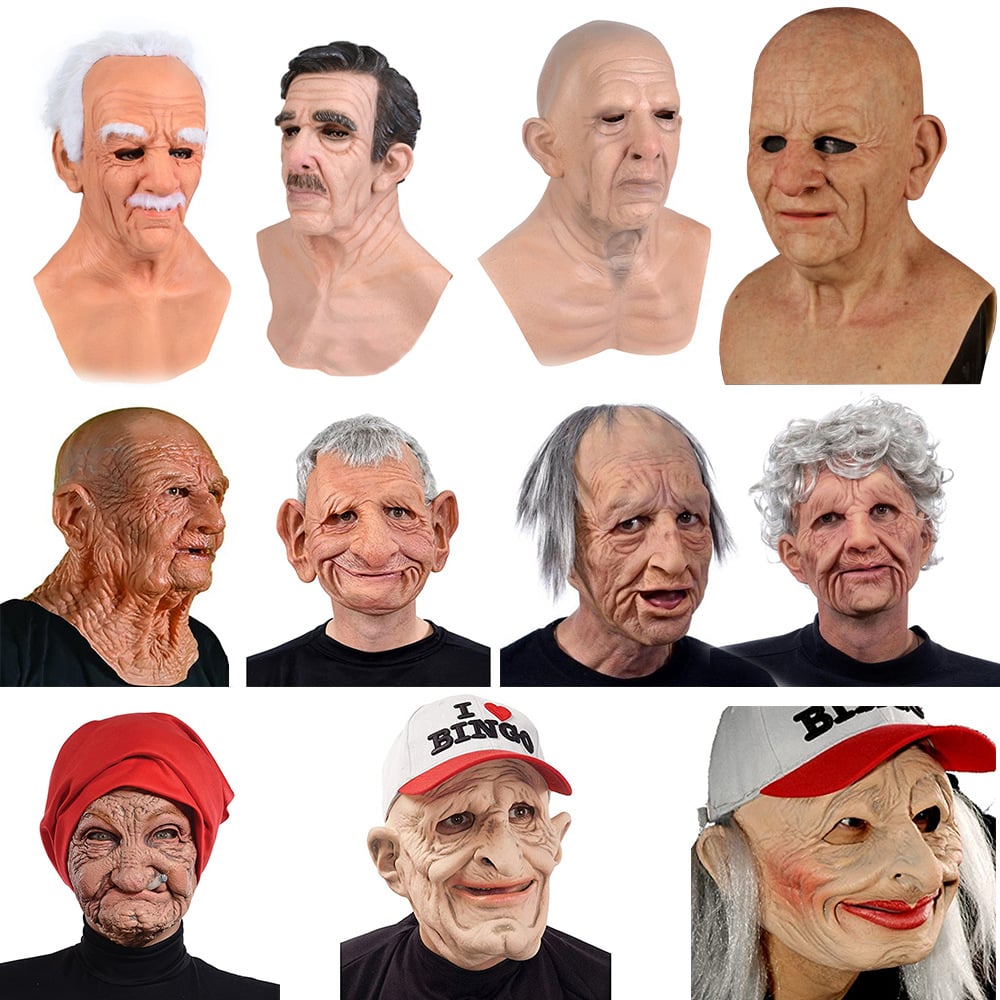 Halloween Scary Full-Face Latex Mask